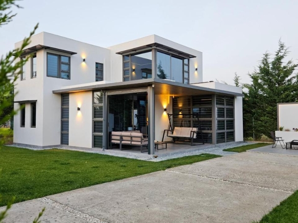 Amazing steel house in Halkidiki