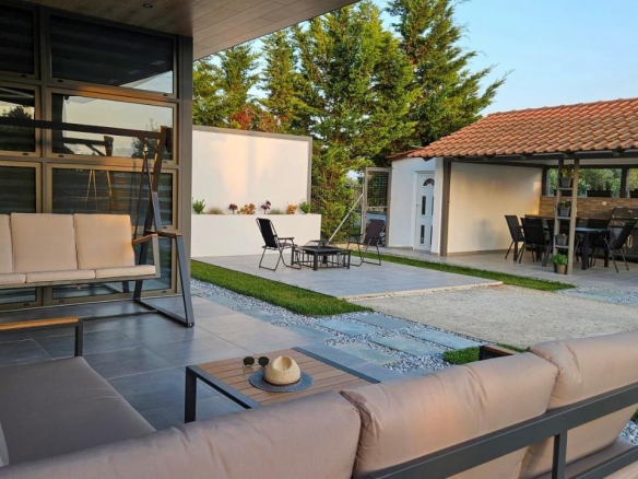 Amazing steel house in Halkidiki